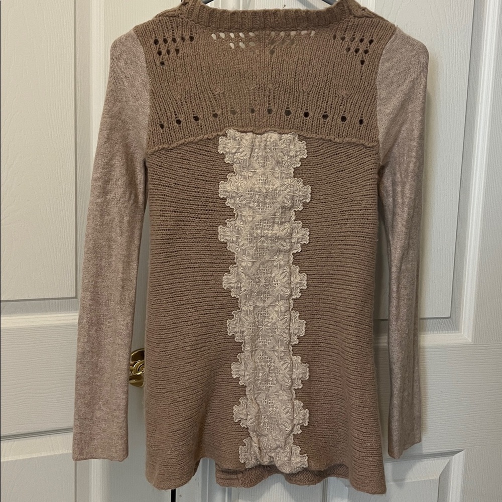 Free People Tan Button-Up Cardigan - Picture 4 of 4